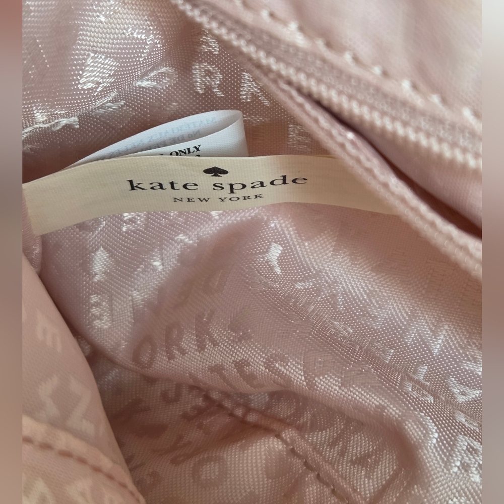 Kate Spade Elegant Leather Pink Quilted Shoulder Bag - Picture 9 of 16